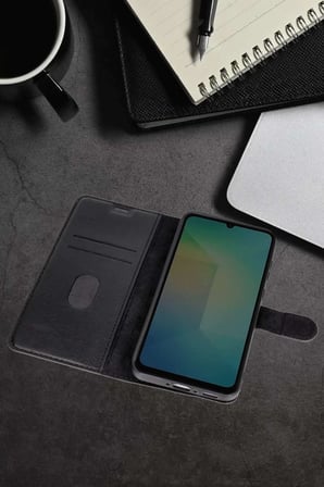 Galaxy A56 Kılıf Trend S Plus Kapaklı Kılıf - Siyah