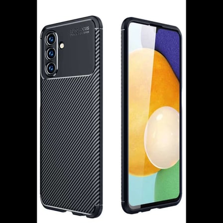 Galaxy A36 Kılıf Auto Focus Karbon Kapak - Siyah