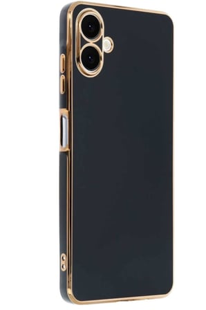 Galaxy A06 Kılıf Volet Silikon - Siyah