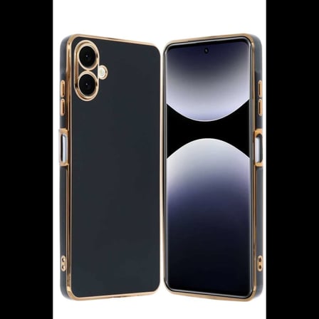Galaxy A06 Kılıf Volet Silikon - Siyah