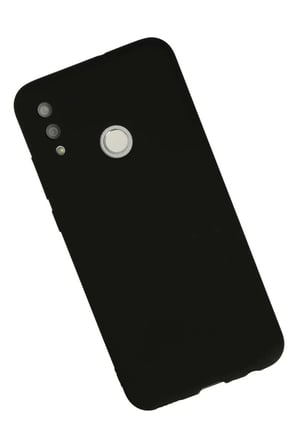 P Smart 2019 Kılıf Nano içi Kadife Silikon - Siyah
