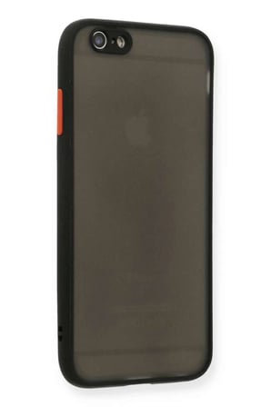 iPhone 6 Kılıf Montreal Silikon Kapak - Siyah