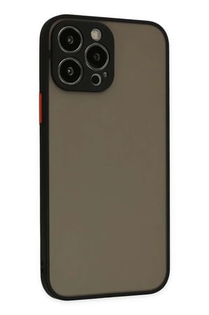 iPhone 13 Pro Kılıf Montreal Silikon Kapak - Siyah