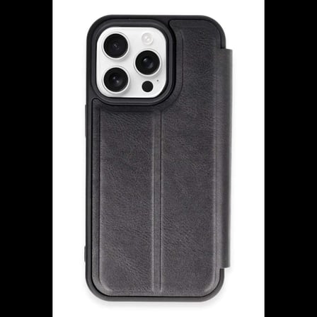 iPhone 14 Pro Kılıf Flip Cover - Siyah