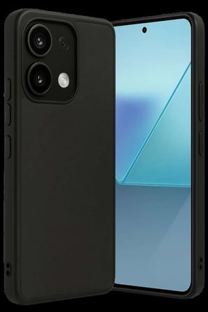 Redmi Note 13 4G Kılıf Aras Deri Kapak - Siyah