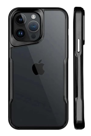 iPhone 15 Pro Kılıf Boyi Silikon Kapak - Siyah