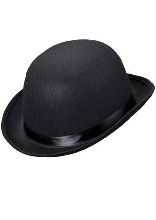 Charlie Chaplin Stil Yetişkin Şapkası? Siyah Melon Parti Şapkası