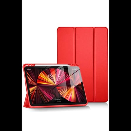 iPad Pro 11 (2024) Kılıf Tablet Smart Kılıf - Kırmızı