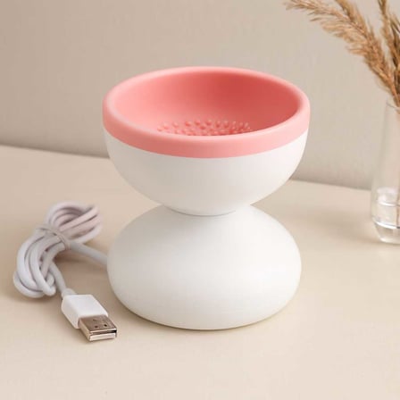 Makyaj Fırça Temizleme Makinesi USB Silikon Hazneli