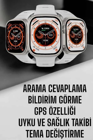 Akıllı Saat Nabız Ölçebilen Yeni Nesil GPS ve Adımsayar Özelliği