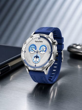 Bluetooth Arama Destekli Uzun Pil Ömürlü Akıllı Saat 3 Kordonlu