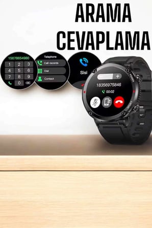 Akıllı Saat Yeni Nesil Bluetooth Bağlantılı Uyku ve Sağlık Takibi NFC ve GPS