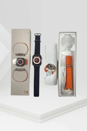 Akıllı Saat Android ve İOS Uyumlu 49 MM NFC Özelliği GPS Takibi