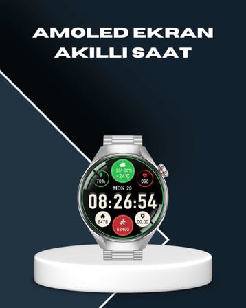 Akıllı Saat Bluetooth Görüşme Destekli – Spor, Sağlık ve Bildirim Özellikli