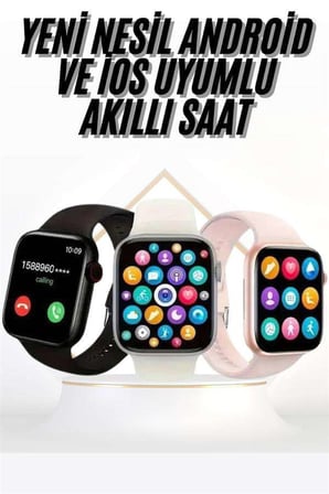 Akıllı Saat Uyku ve Sağlık Takibi Arama Cevaplama 44 MM Amoled Ekran