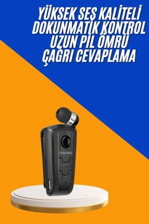 Mikrofonlu Makaralı Bluetooth Kulakiçi Kulaklık Android ve İOS Uyumlu Yeni Nesil