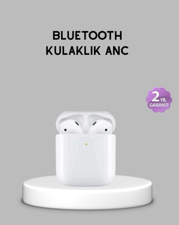 Aktif Gürültü Önlemeli RGB Işıklı Kablosuz Kulak Üstü Kulaklık