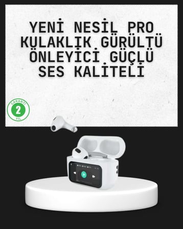 Akıllı Sensörlü Su Geçirmez Bluetooth Kulaklık Güçlü Batarya ve Bass