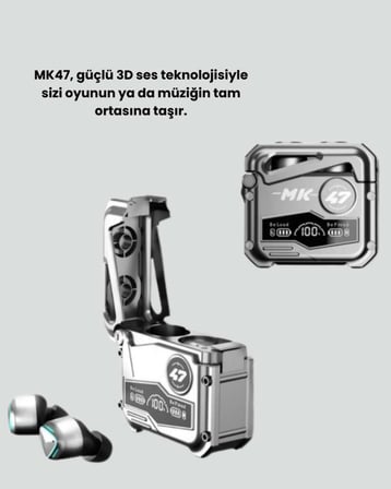 Suya Dayanıklı Kulak İçi Kablosuz Kulaklık – Ergonomik Tasarım ve Yüksek Pil Performansı