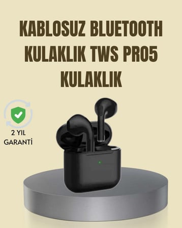 Bluetooth 5.1 Teknolojili TWS Pro 5 – Güçlü ve Kararlı Bağlantı