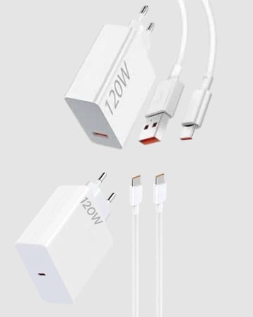 Turbo 120W Hızlı Şarj Cihazı Type-C Kablolu