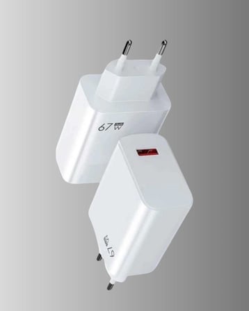 67W Turbo Type-C Hızlı Şarj Adaptörü – Akıllı Koruma Çipli, Hızlı Şarj Destekli