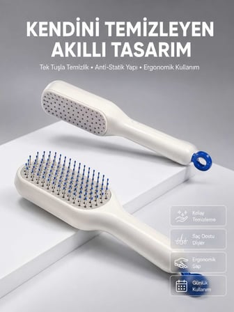 Kolay Temizlenen Fırçası Evcil Hayvanlara Özel Tüy Temizleme