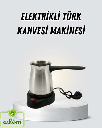 800W Paslanmaz Elektrikli Cezve Gizli Rezistans ve Ergonomik Kulp