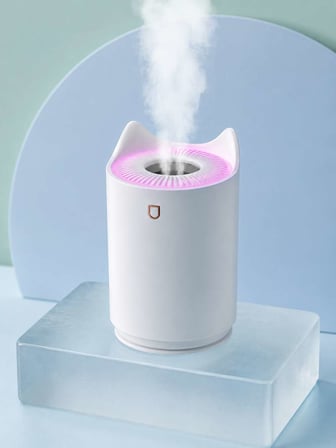 Hava Nemlendirici Buhar Makinesi Aromaterapi LED Işıklı Oda Nemlendirici