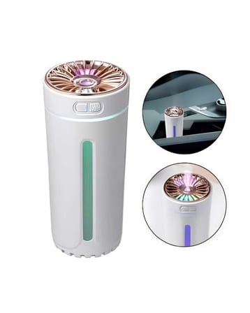 USB Araç Nemlendirici 5 Esans Hediyeli Renkli Işıklı Mini Difüzör