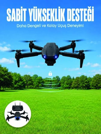 APP Kontrollü Mini Drone 4K HD Kamera, 360° Takla ve Katlanabilir Tasarım