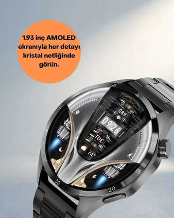 Yeni Nesil SW80 Akıllı Saat Metal Kasa Değiştirilebilir Kordon