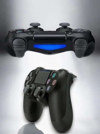 Ergonomik Titreşimli PS4 Oyun Kolu Kablosuz ve Kablolu