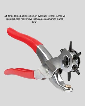 Ergonomik Çok Amaçlı Delme Pensesi 6 Başlık ile