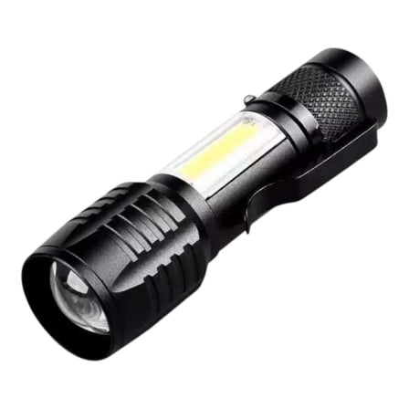 Wison Ws-5454 Taktik El Feneri Usb Şarj Edilebilir Kamp Feneri Cob Zumlanabilir Mini Taşınabilir El 