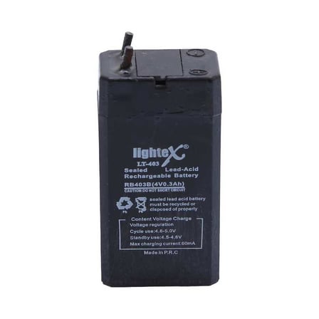 Lightex Lt-403 4v 0.3ah Işıldak Fener Aküsü