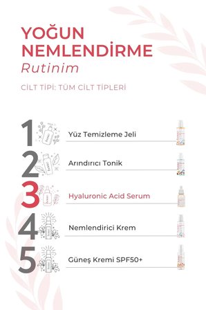 Hyaluronic Acid Yoğun Nemlendirici Serum 30 ml