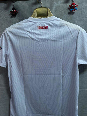 Bite Nose Türkiye Beyaz Milli Takım Yetişkin T-Shirt Halısaha Forması