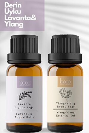 2li Avantajlı Paket Derin Uyku Lavanta & Ylang-Ylang %100 Saf Uçucu Yağı (10 ml+10 ml)