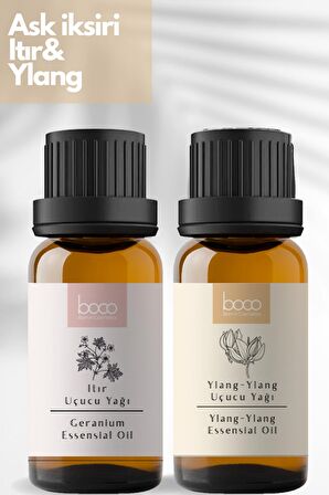 2li Avantajlı Paket Aşk İksiri Itır & Ylang-Ylang %100 Saf Uçucu Yağı (10ml + 10ml)