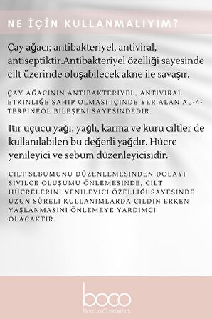 Akneli, Yağlı Ciltler Itır Çiçeği & Çay Ağacı Yağı Avantajlı 2li Set (10ml+10ml)