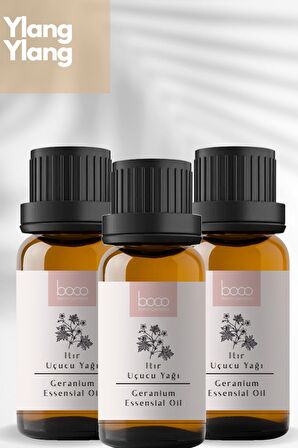 Boco Nature Saf Itır Aromaterapi Uçucu Yağı Avantajlı 3lü Set (10 ml + 10 ml + 10 ml)