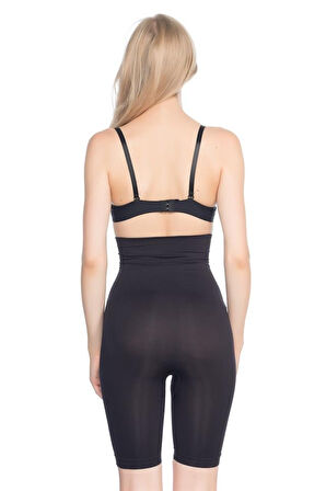 Siyah Emay 3200 Pantolon Altı Soft Double Boxer Korse