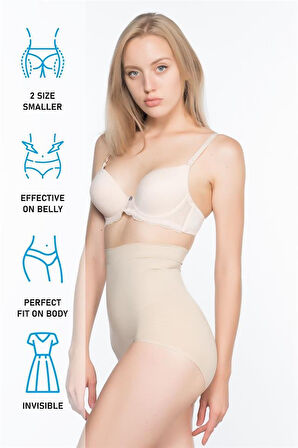 Ten Emay 7024 İnce Yüksek Bel Slip Korse