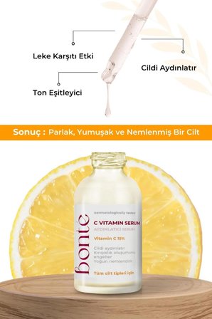 C Vitamin 15% Aydınlatıcı Serum 30 ml