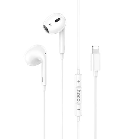 HOCO M1 Max iPhone Lightning Kulakiçi Mikrofonlu Kablolu Kulaklık-(5775)