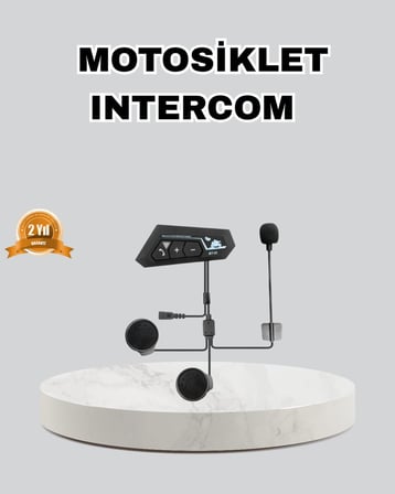 Motosiklet Kaskı İçin Bluetooth Kulaklık – Kablosuz Mikrofonlu Gürültü Azal
