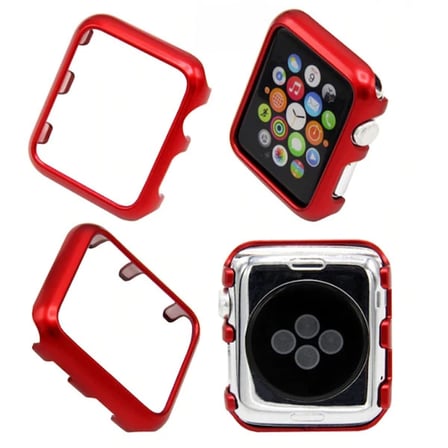 Ally Apple Uyumlu İwatch 2-3 38mm Lazer Kaplama Pc Kılıf-(5775)