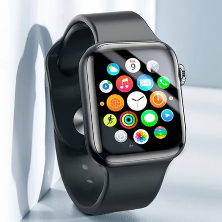 Baseus Apple Watch 42mm 3D Kavisli Tempered Kırılmaz Cam Koruyucu-(5775)