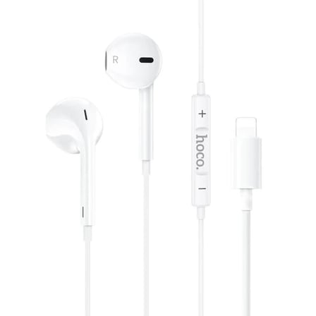 HOCO M111 Primero Lightning Kulakiçi Mikrofonlu Kablolu Kulaklık-(5775)